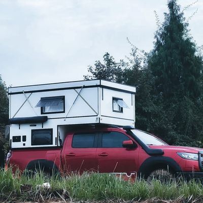 Stadard Aluminium Struktur Camper Top mit Rack für F150 Hard Camper Shell Pickup